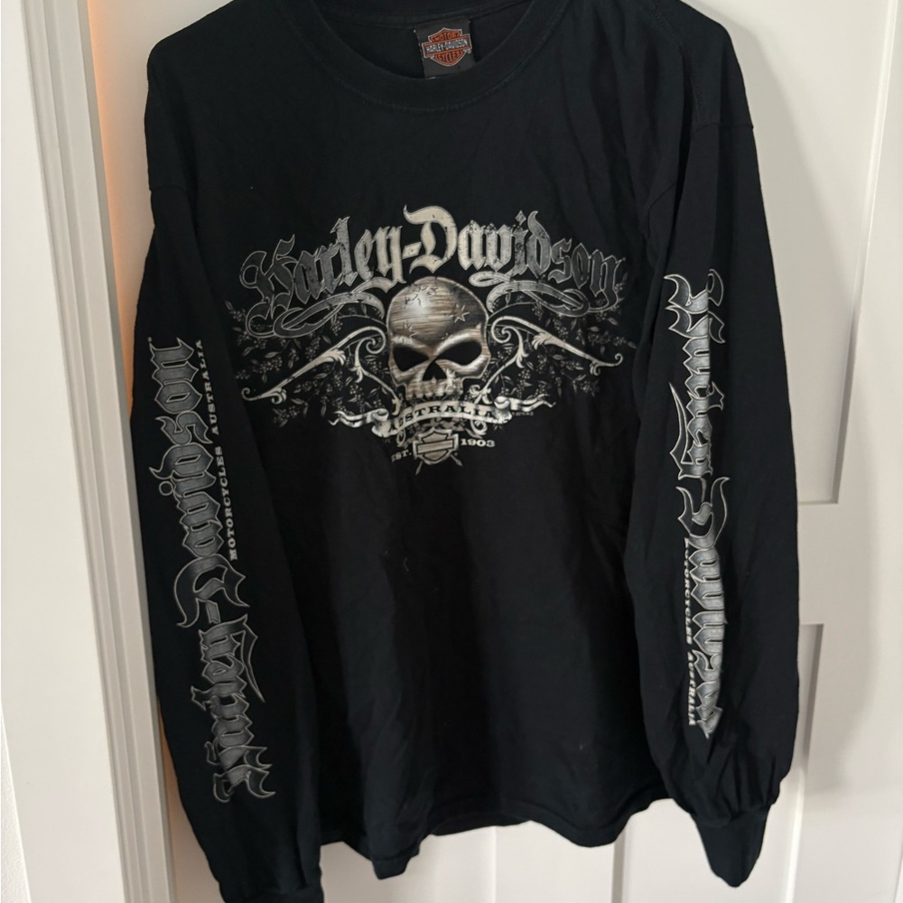 Harley-Davidson Australia Black Long Sleeve Tee